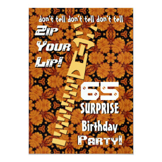 Surprise 65th Birthday Party Invitations, 1,000 Surprise 65th Birthday