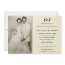 65th Wedding Anniversary Party Invitations