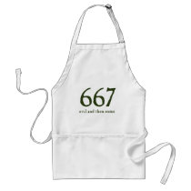 667 Evil and Then Some Apron