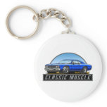 66_Chevelle_Blue Key Chain