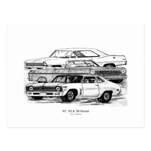67, 63, 69 Novas Post Cards