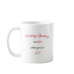 67 Birthday Spankings Coffee Mugs