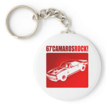 67 Camaro Rocks! Keychain