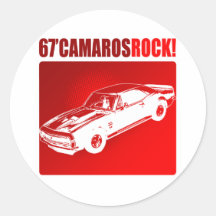 67 Camaro Rocks! Sticker