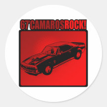 67 Camaro Rocks! Sticker