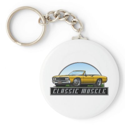 67 Chevelle Convertible Keychain by grapeapedesign