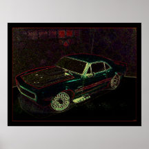 "67" Chevy Camaro Print