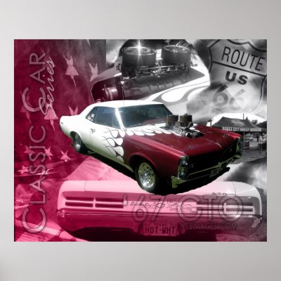 67 GTO-Classic Car Series Poster by wksimages