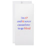 67 never gone blind custom rack card