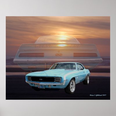 67 ss/rs camaro print by bsgilliland