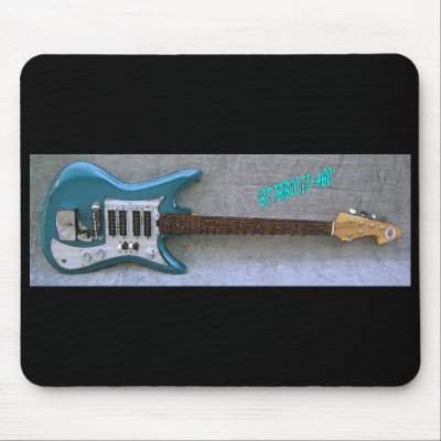 '67 Teisco ET- 460 Mousepad by slowtownemarketplace