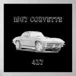 67 Vette 427 Print