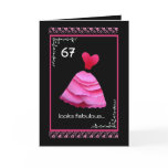 67th Fabulous Birthday with Pink Dress