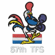 67th TFS Polo W/F-105G and Call Sign (Dark Polo)