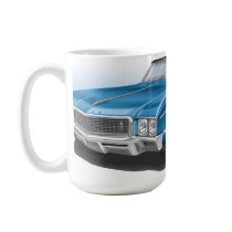 68 Buick Skylark Convertible in Blue Coffee Mugs
