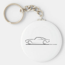 68 Camaro Hard Top BLK Key Chains