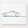 68 Camaro Hard Top BLK Mousepads
