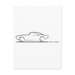 68 Camaro Hard Top BLK Postcards