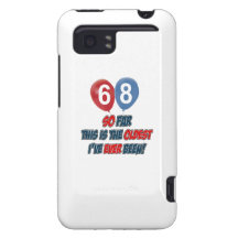 68th year old birthday design HTC vivid / raider 4G cover