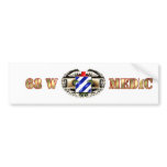68W 3rd Infantry Division Bumper Stickers