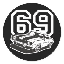 69 Camaro Sticker