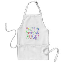 69 Year Olds Rock! Apron
