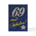69th Birthday party Invitation Cards