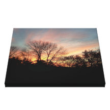 6:00am stretched canvas print