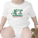 6-12 month Onesie Fun n Hip Moms - Customised t-shirts