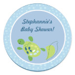 6 - 3" Favour Stickers Turtle Reef Ocean Sea Turtl
