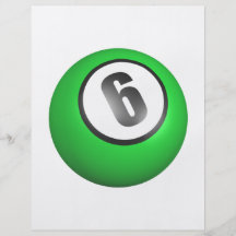 6 Ball Personalized Flyer