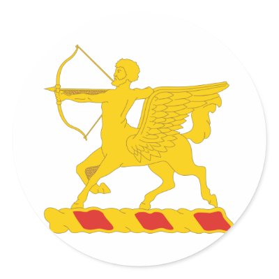 6 Field Artillery Regiment Sticker by peter_pan03