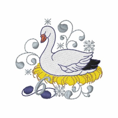 6 Geese A Laying by ZazzleEmbroidery