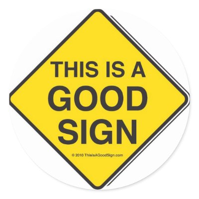 6 GOOD SIGN STICKERS by xpandngreal8y