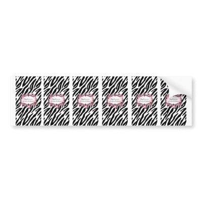 6 Hershey's Miniature Label Girly Butterfly Zebra by AnnLeeDesigns
