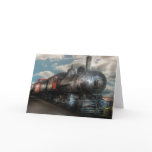 6 - Train - NW Class G Steam Locomotive 4-6-0 Greeting Card