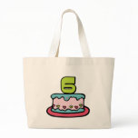 6 Year Old Birthday Cake bags