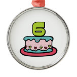 6 Year Old Birthday Cake Ornaments
