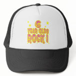 6 Year Olds Rock! (Pink) Hat