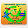 6th Grade Rocks - Math Symbols Mouse Pad