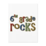 6th Grade Rocks Sixth Postcard
