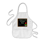6th Grade School is Cool Chalk Board Apron