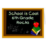 6th Grade School is Cool Chalk Board