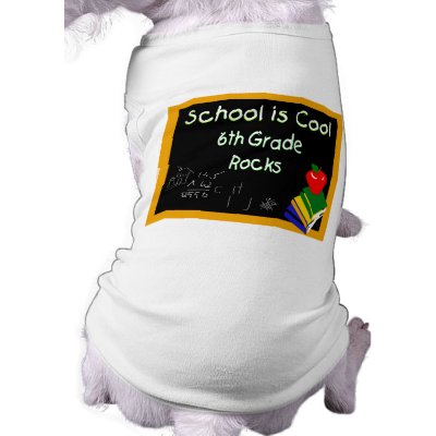 6th Grade School is Cool Chalk Board by MindDesignGrafx