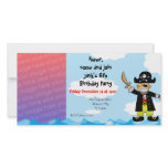 6th pirate birthday boy party invitations photo cards