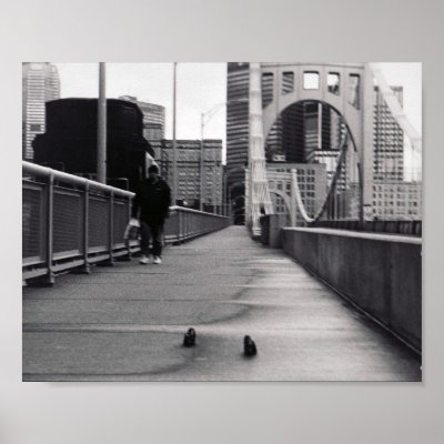 6th Street Bridge Print by HollaBeck