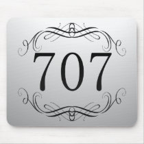 707 Area Code Mousepads