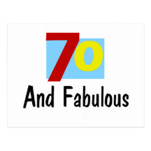 70 and Fabulous Postcards