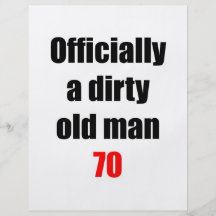 70  Dirty Old Man Flyer