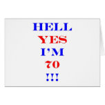 70 Hell yes cards